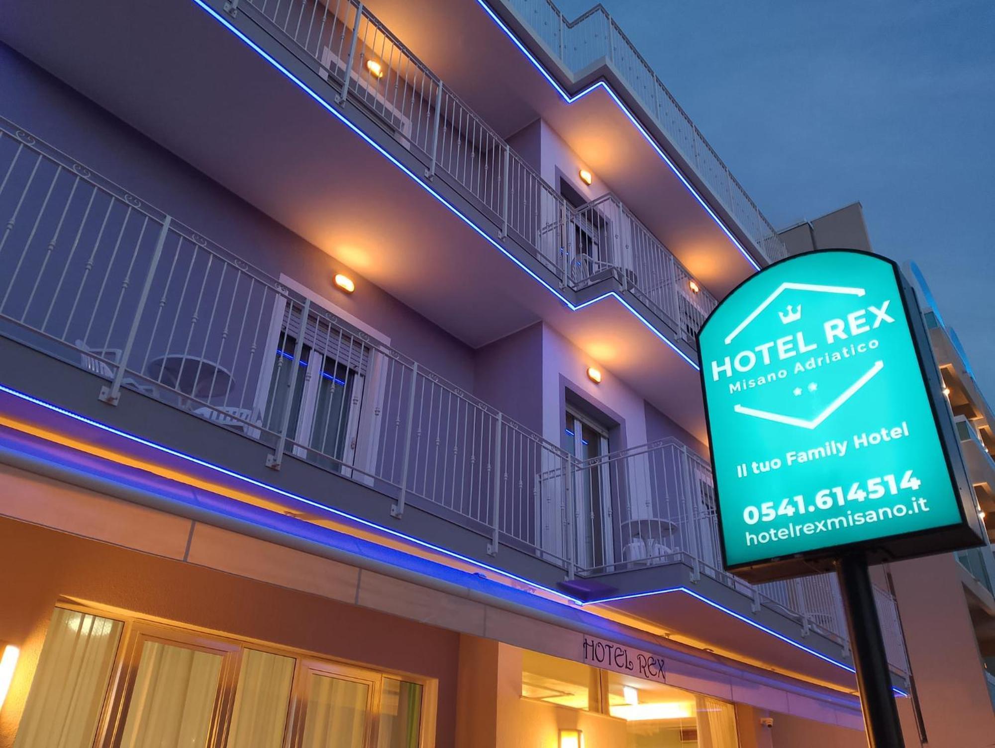 Hotel Rex Misano Adriatico Exteriör bild